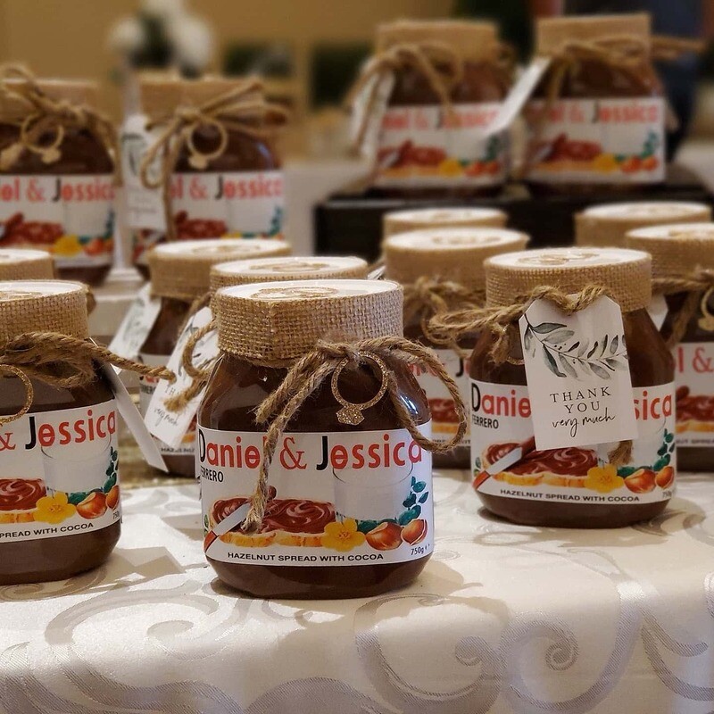 Nutella Jar Favors