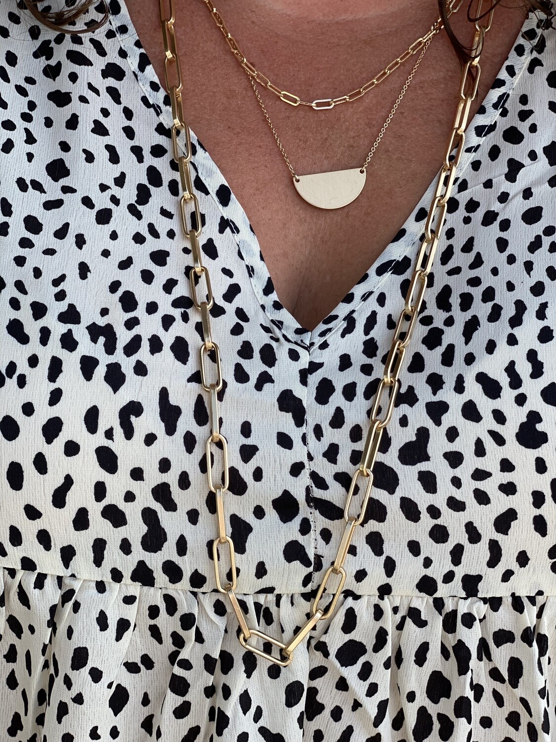 34" Gold Chain Necklace