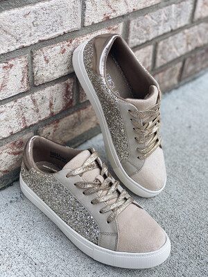 Corky's Gold Dazzle Sneakers
