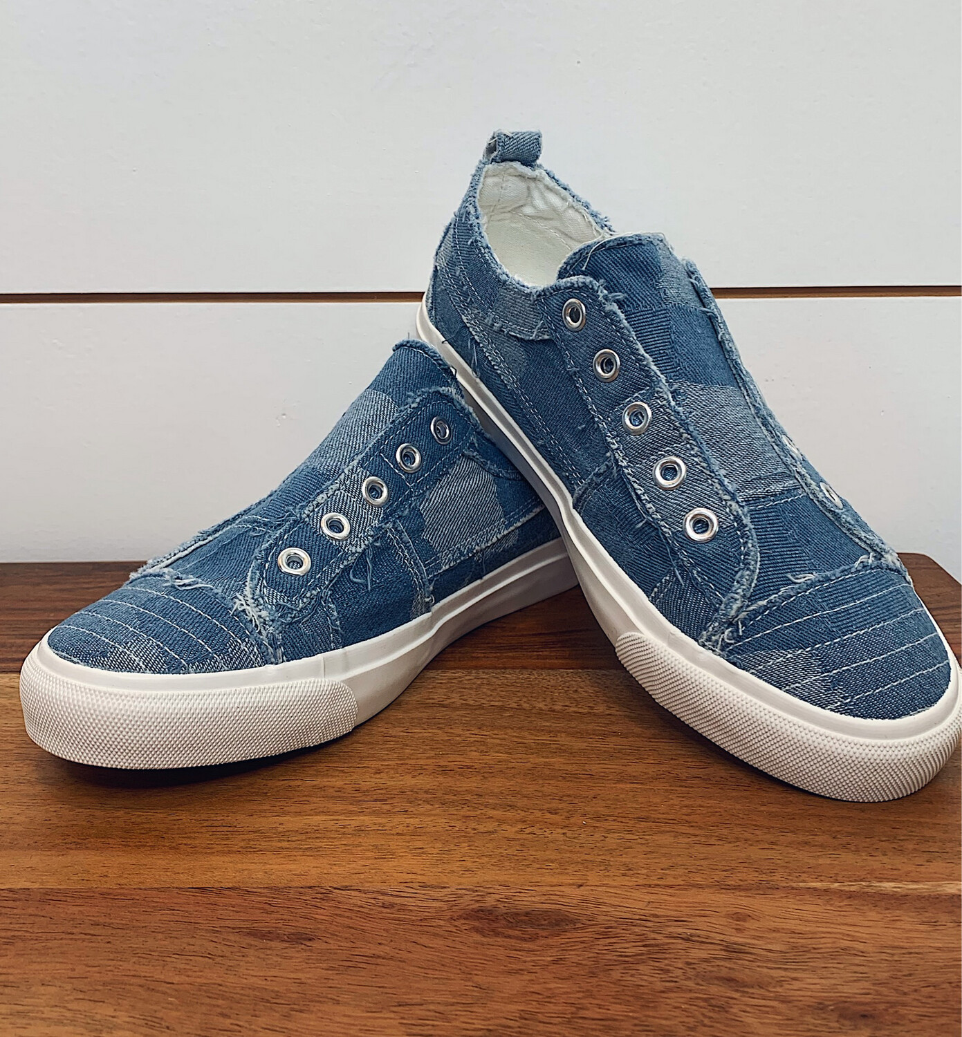 Denim Patched Corky's Babalu Sneakers