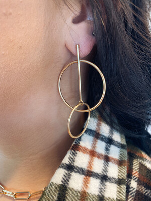 Gold Kyleigh Earrings