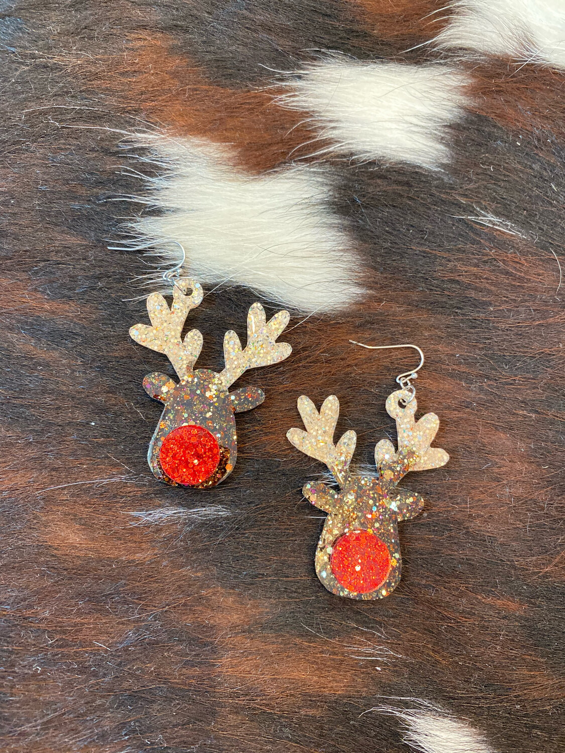 Rudolph Glitter Earrings