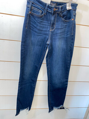 Judy Blue Dark Wash Mid-Rise Relaxed Fit Jeans 