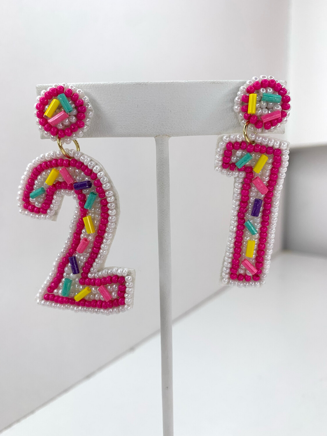 21 Birthday Earrings