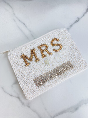 Mrs. Beaded Pouch