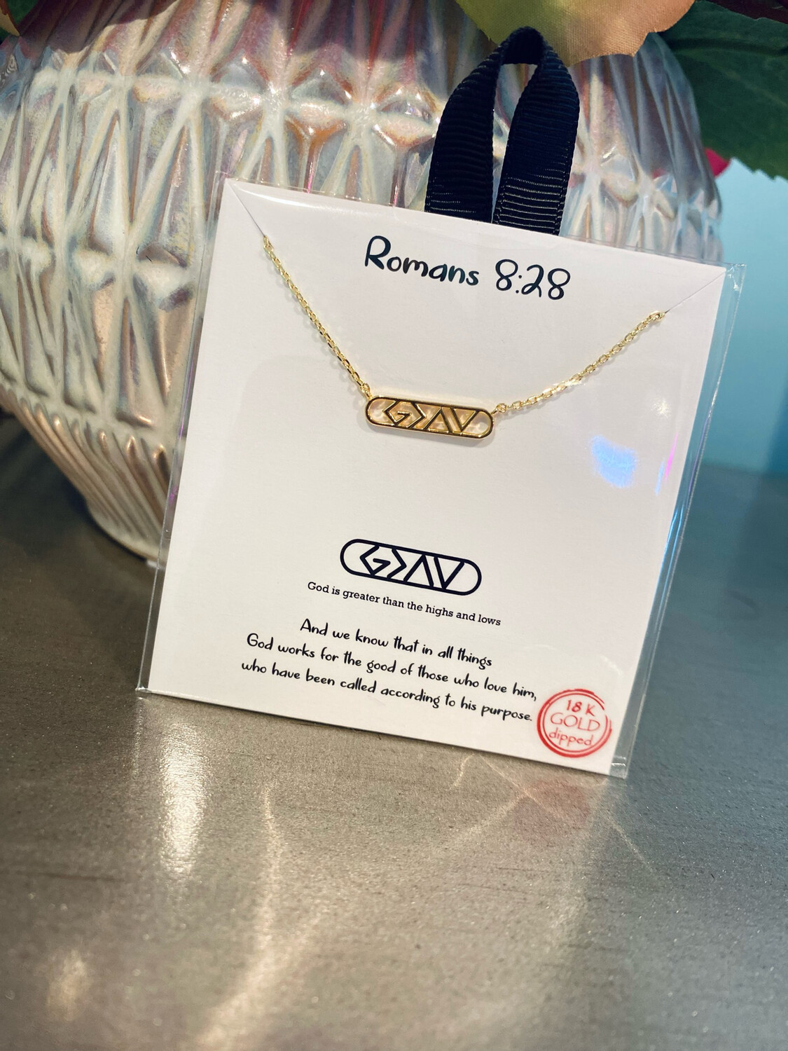 "God is Greater Than" Gold  Necklace 