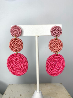 Pink Ombre Earrings