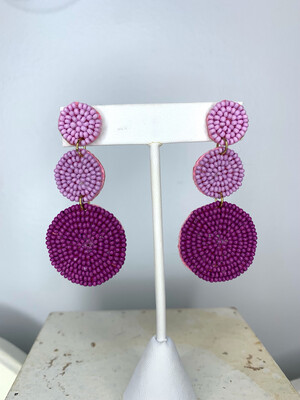 Purple Ombre Earrings