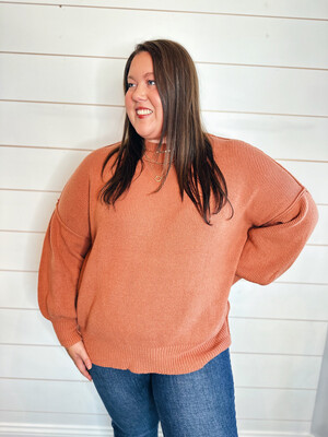 Terracotta Oversized Sweater