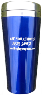BLUE Stainless Steel Travel Mug