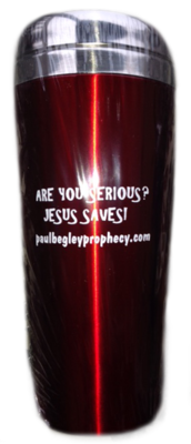 DARK RED Stainless Steel Travel Mug