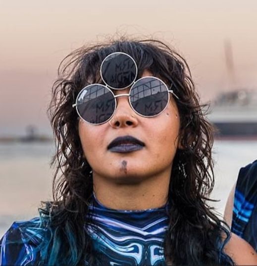 3rd Eye Glasses (Black lens, silver rim)
