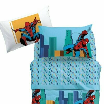 Completo Lenzuolo Marvel Spider Man America - Caleffi
