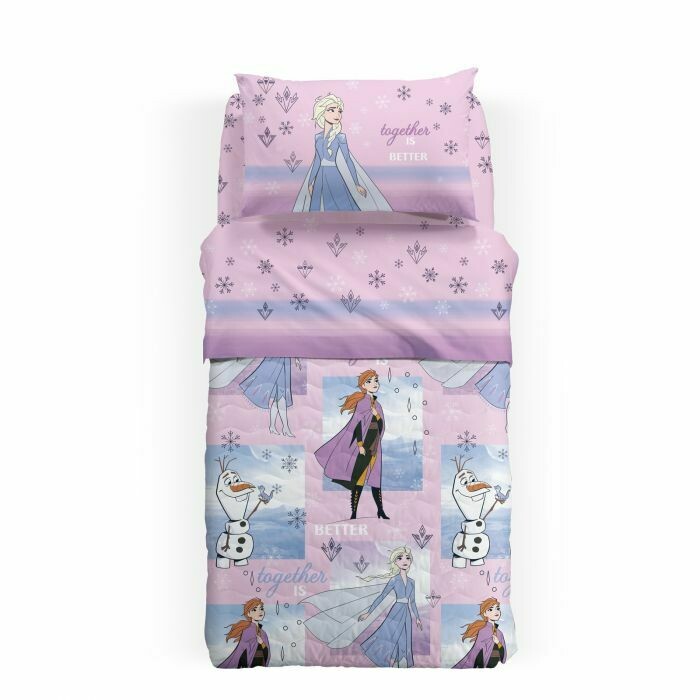 Copriletto Trapuntato Disney Frozen Sogni - Caleffi