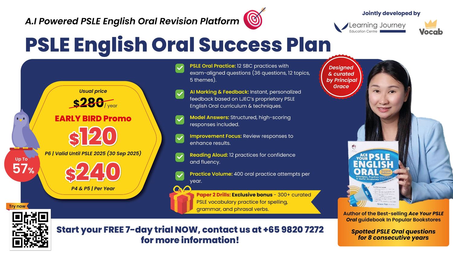 A.I Powered PSLE English Oral Revision Platform PSLE English Oral Success Plan