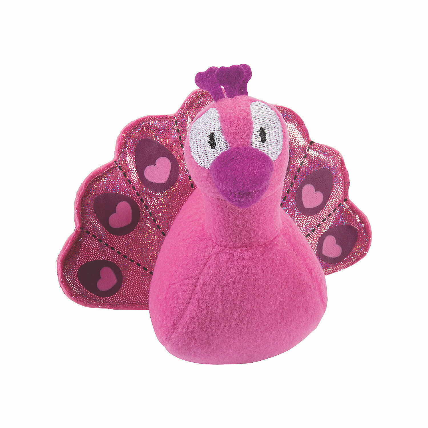 Peacock Valentines Stuffed Animal Combo
