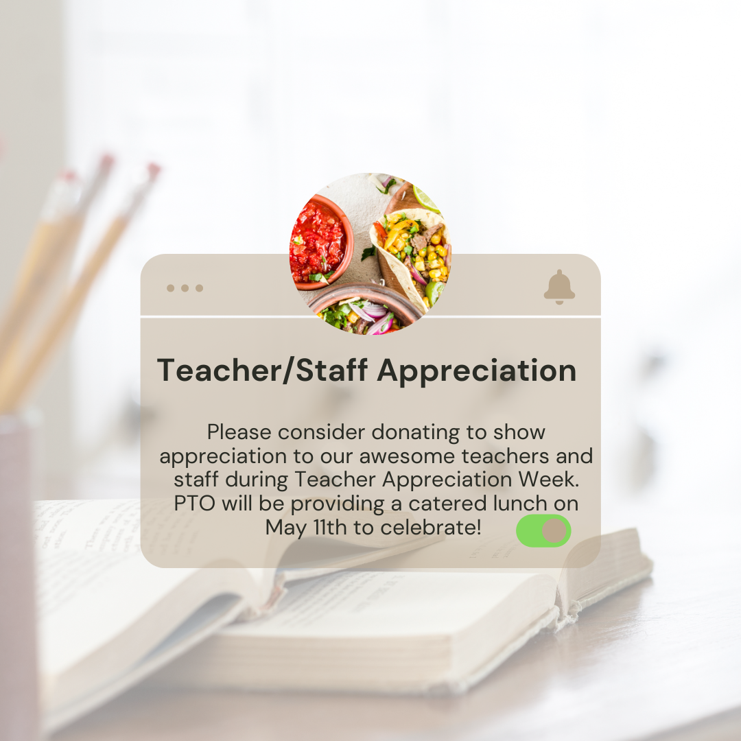 Teacher/Staff Appreciation Donation