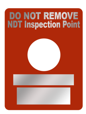 inspection point labels label ndt