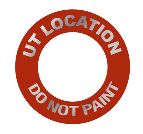 "UT Location DO Not Paint" Label F