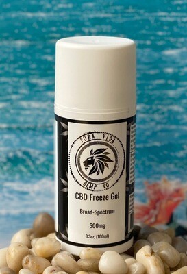 CBD Freeze Gel for Topical Use - Lab Tested - THC Free -