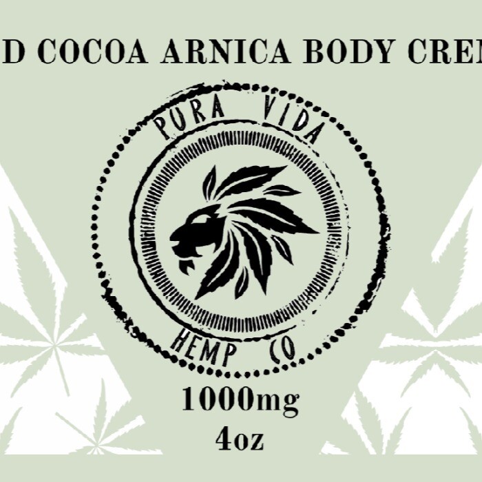 Cocoa Arnica Mint Body Creme - Lab Tested - THC Free
