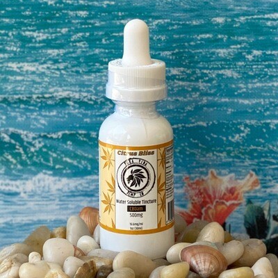 Citrus Bliss Water Soluble CBD Tincture - Lab Tested - THC Free