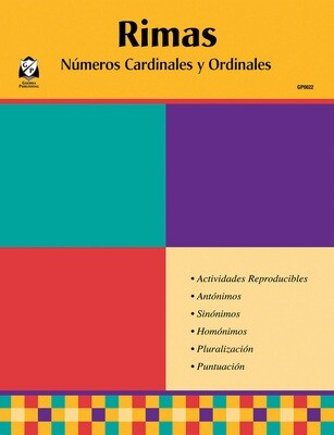 Rimas de los Números, Cardinales y Ordinales (Non-interactive eBook)