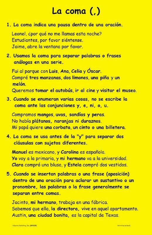 La coma (The comma)