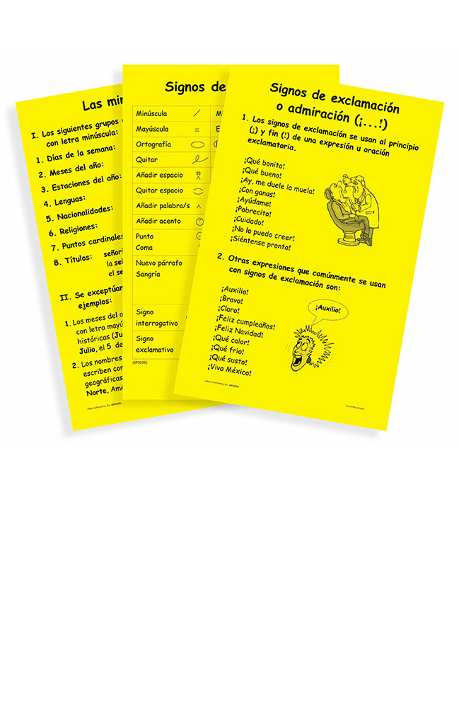Language Arts Chart Set (11 charts)
