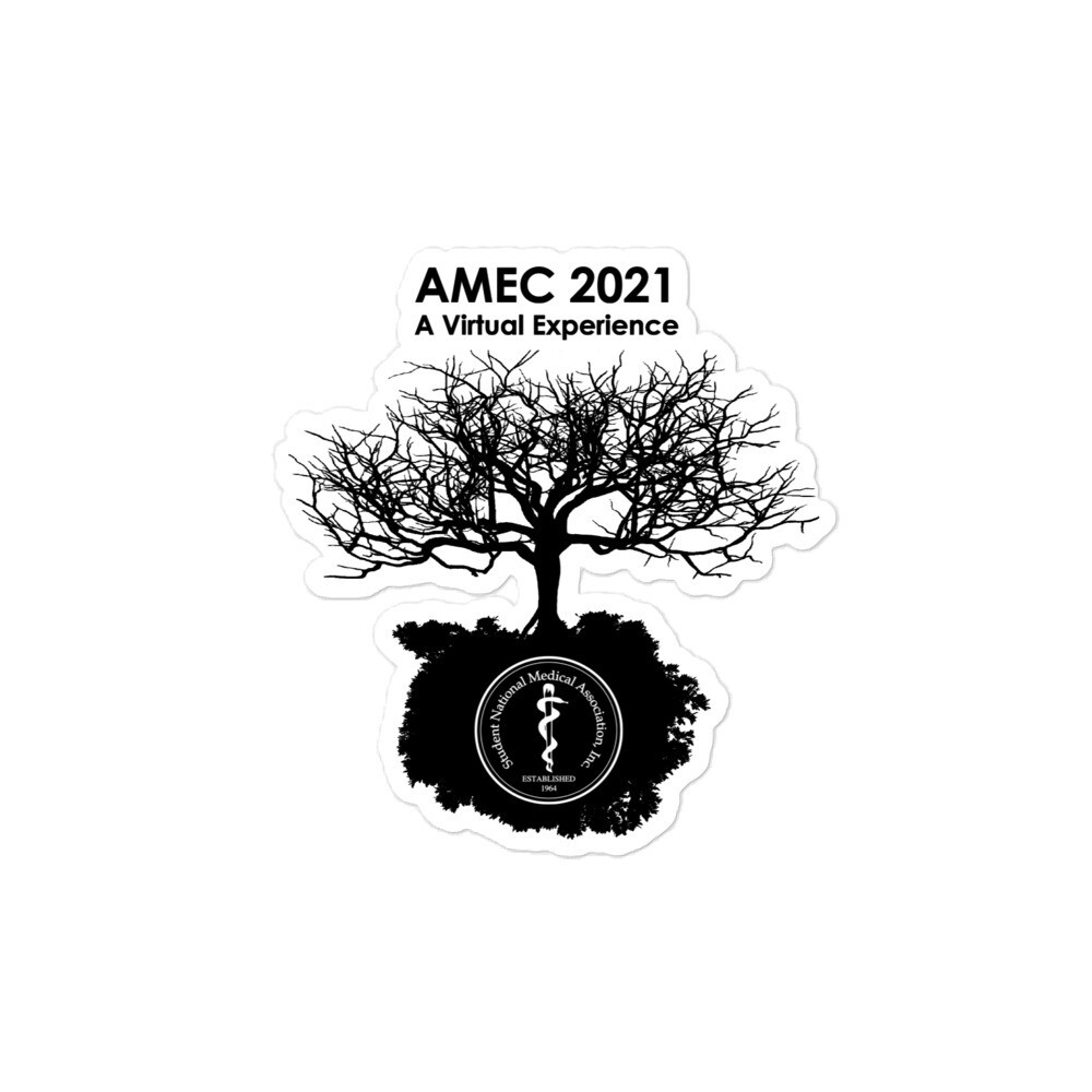 Bubble-free stickers AMEC 2021 Logo