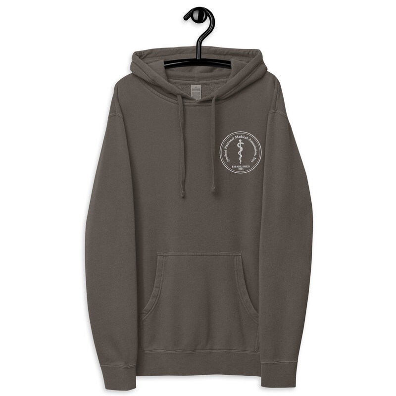Unisex pigment-dyed hoodie