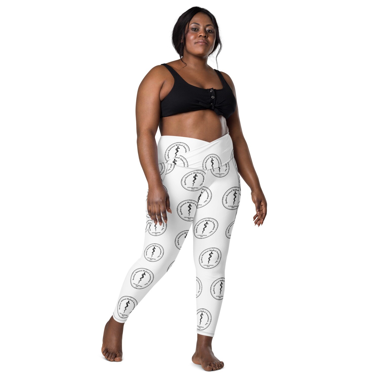 Crossover Logo Leggings with Pockets