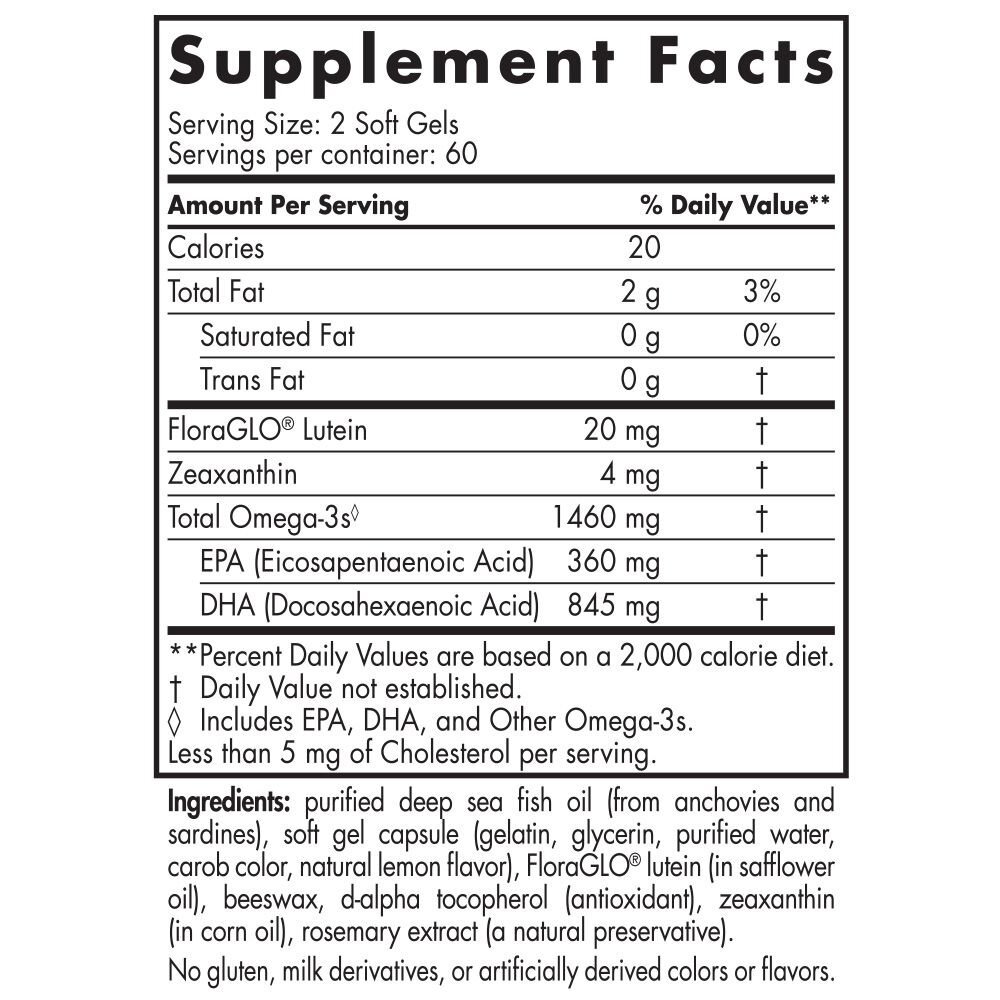 Nordic ProDHA Eye  120 Soft Gels