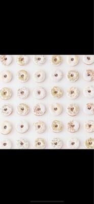 Doughnut Wall For Hire. Holds 42 Doughnuts.