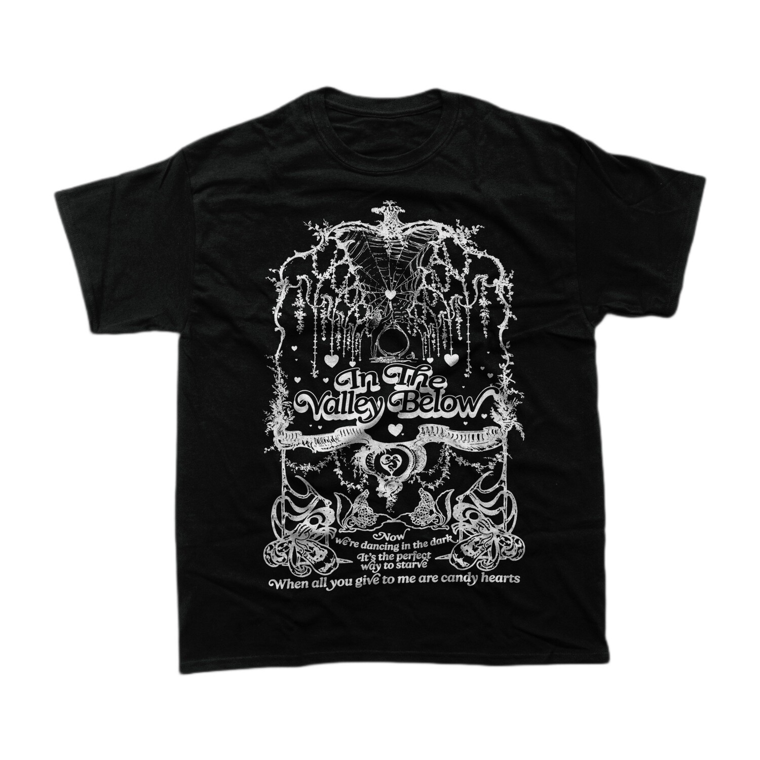 In The Valley Below Candy Hearts T-Shirt