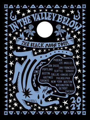 In The Valley Below The Black Moon Foil Tour Poster In The Valley Below The Black Moon Foil Tour Poster