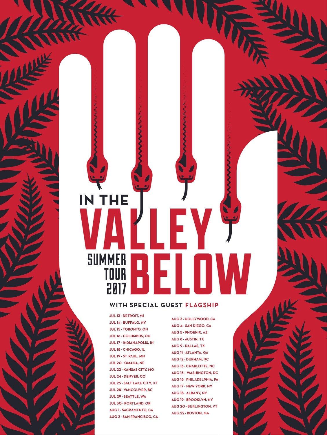 Screenprint Summer Tour 2017 Poster