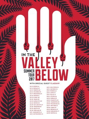 Screenprint Summer Tour 2017 Poster Screenprint Summer Tour 2017 Poster