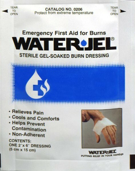 Waterjel brandwondverband 5 x 15 cm Waterjel brandwondverband 5 x 15 cm