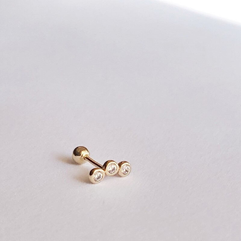 3 Bezel Crystal Curve