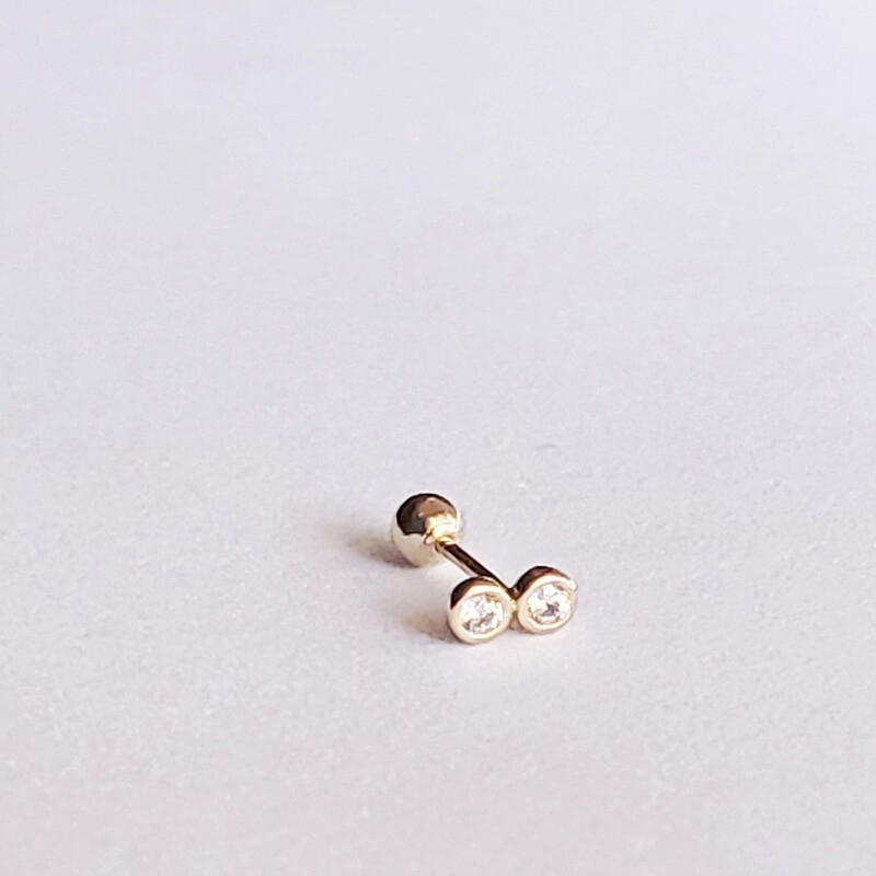 2 Bezel Crystal Cluster