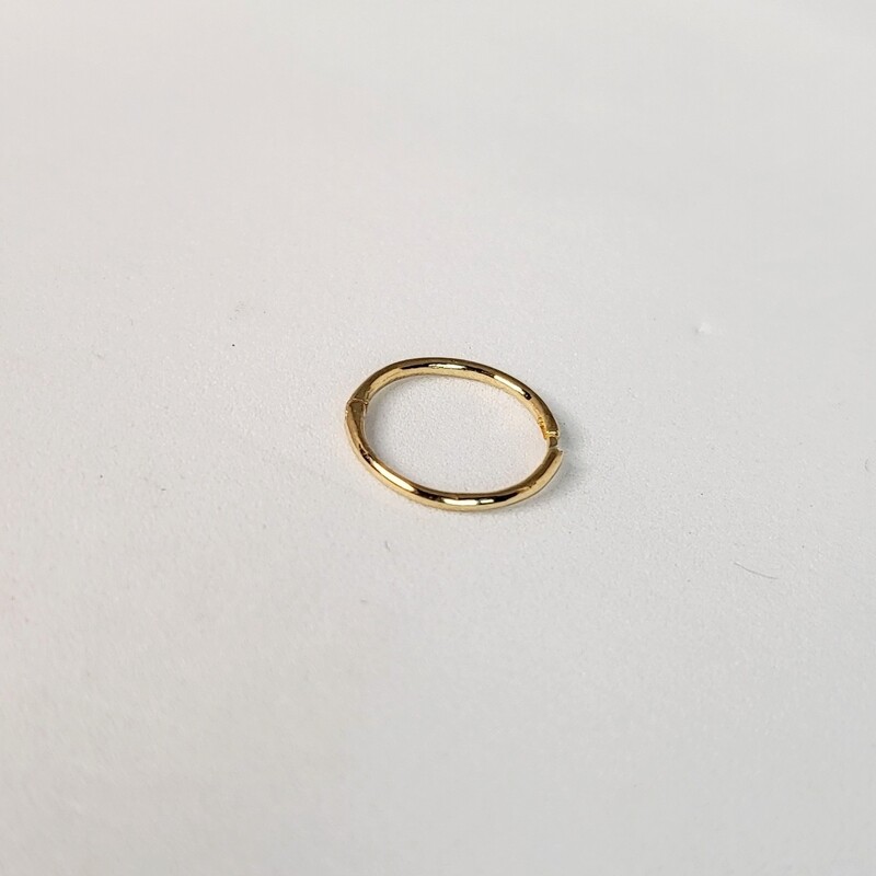 Basic 14K Solid Gold Clicker (8mm inner diameter)