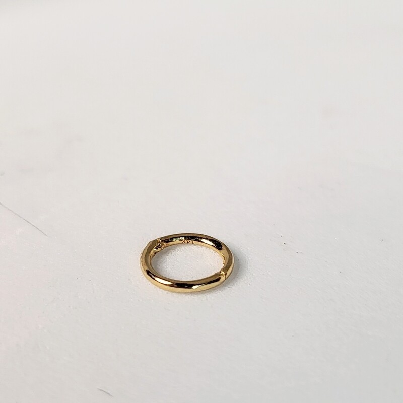 Basic 14K Solid Gold Clicker (5mm inner diameter) 