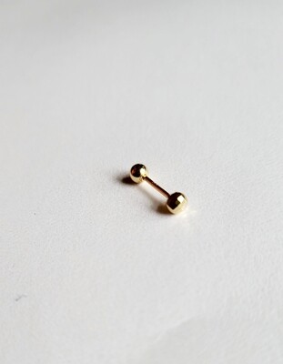 Basic Gold Barbell (3mm)