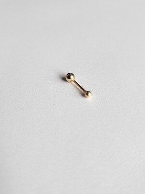 Basic Gold Barbell (2mm)
