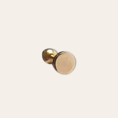 Golden Flat Disc
