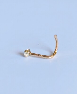 14K Solid Gold Nose Ring