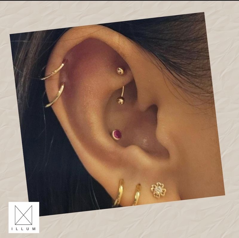 Tiny Ball Curved Barbell (3mm)