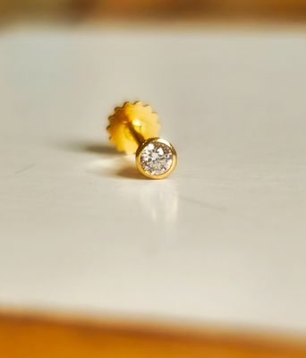 Tiny bezeled Crystal Flatback
