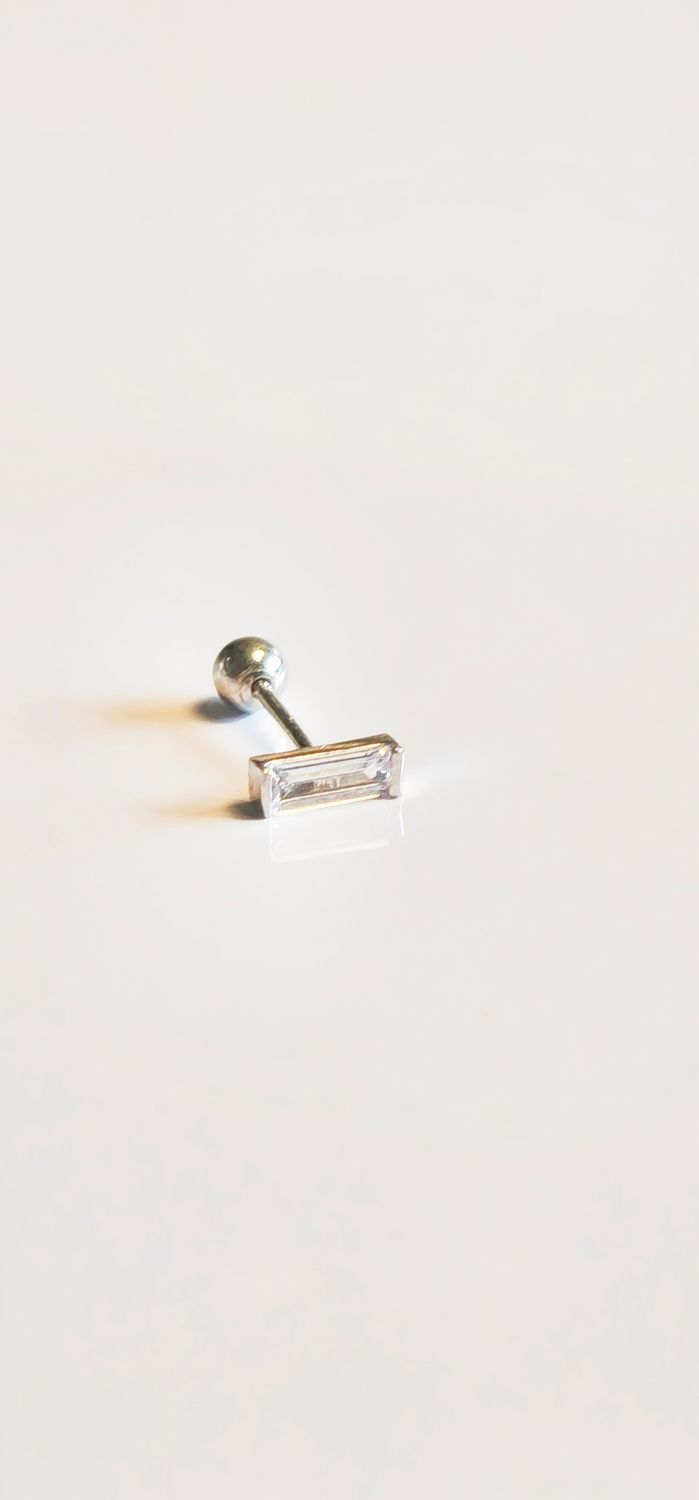 Baguette (white gold)